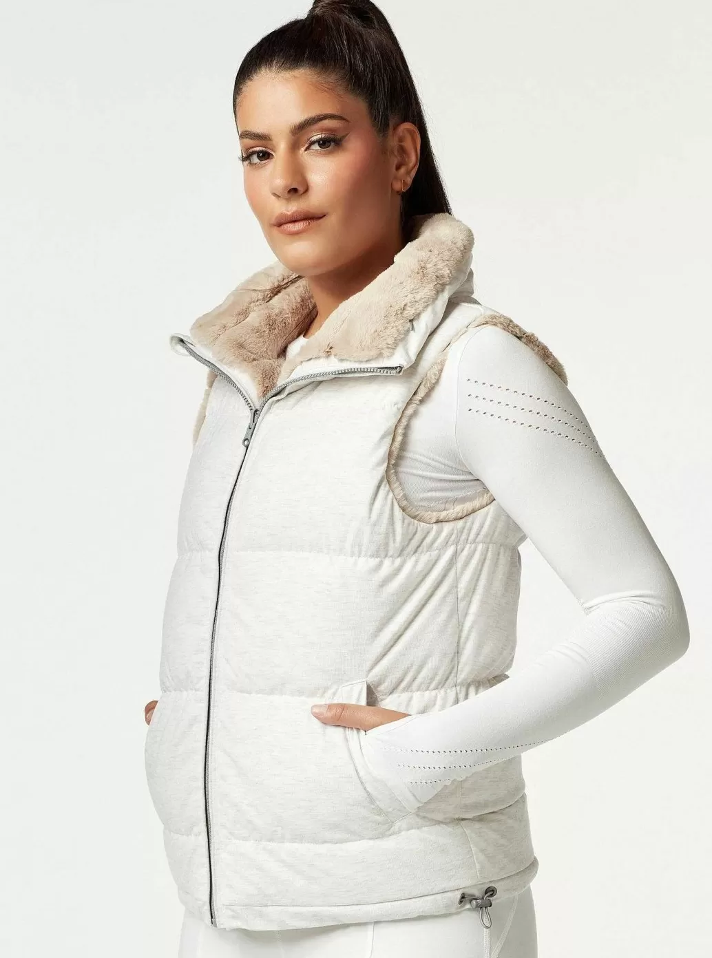 Blanc Noir Avonturier Puffervest*Vrouwen Puffers En Jassen