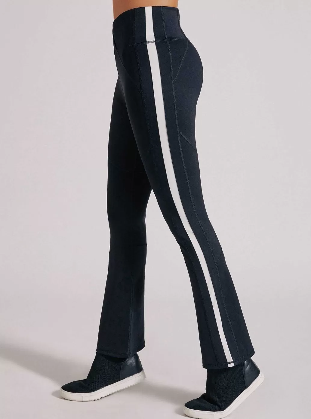 Blanc Noir Bootcut-Legging Met Racestrepen*Vrouwen Bodems