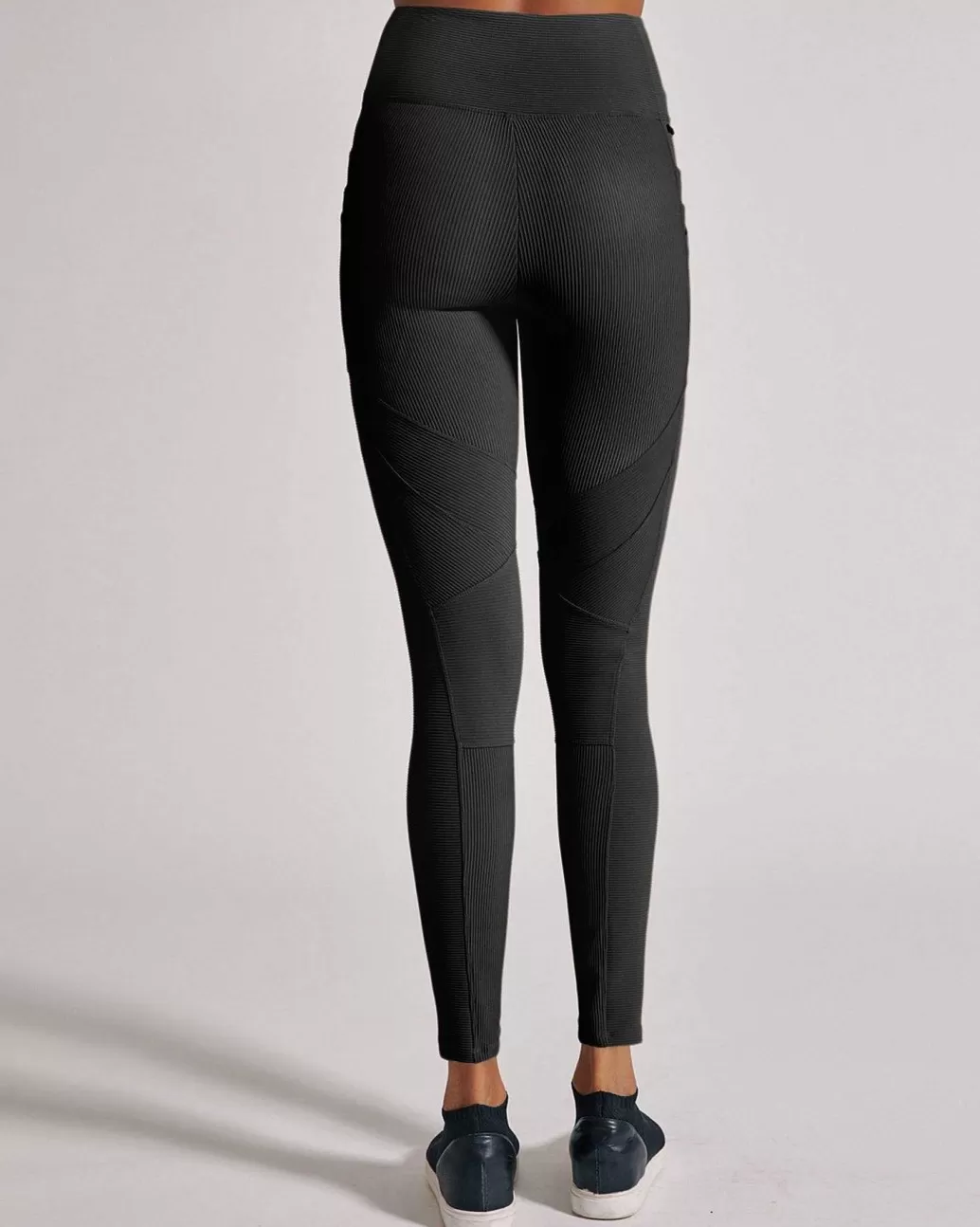 Blanc Noir Directionele Geribbelde Legging*Vrouwen Bodems