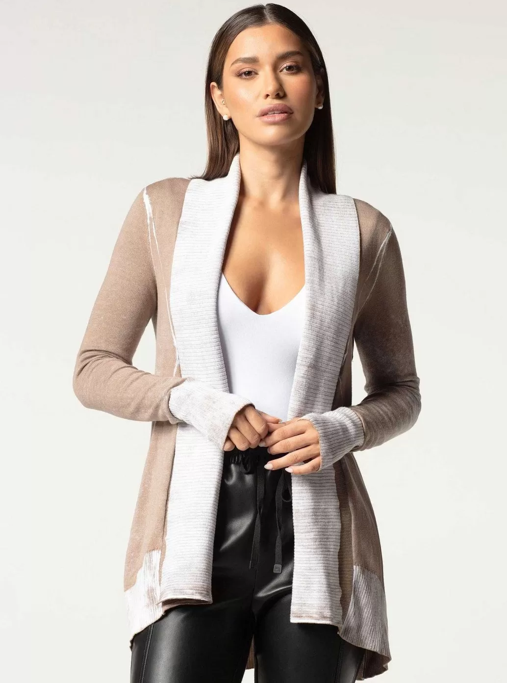 Blanc Noir Huntress Vest Met Gedrapeerde Voorkant*Vrouwen Truien