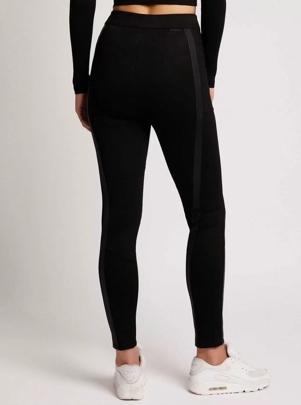 Blanc Noir Leren Legging Van Ponte*Vrouwen Bodems