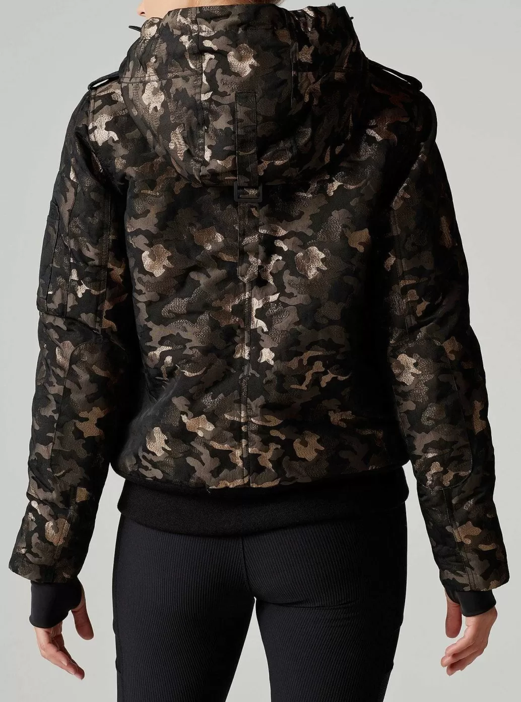 Blanc Noir Lurex Camo Hayden-Bommenwerper*Vrouwen Puffers En Jassen