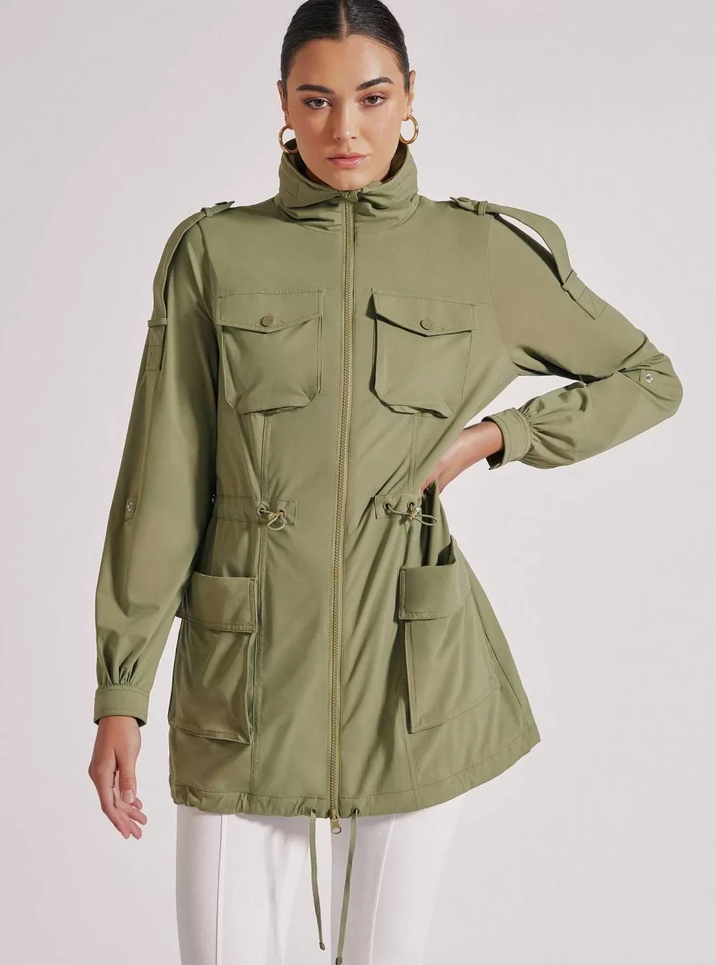 Blanc Noir Meesterbrein Anorak*Vrouwen Olijf