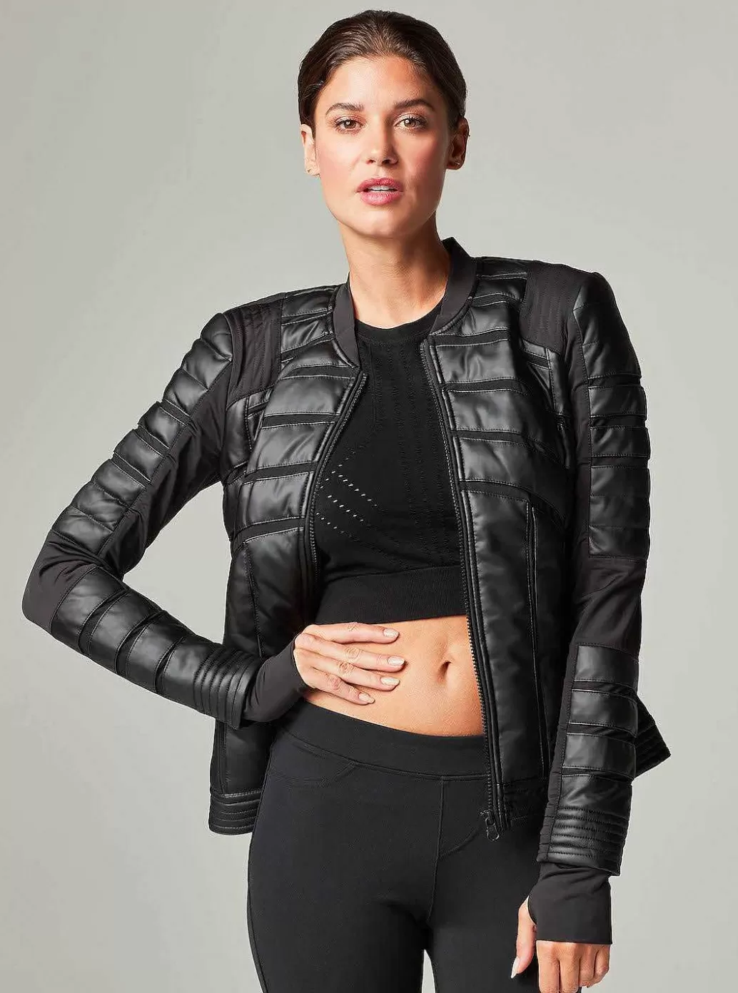 Blanc Noir Mesh-Inzetbommenwerper*Vrouwen Moto'S