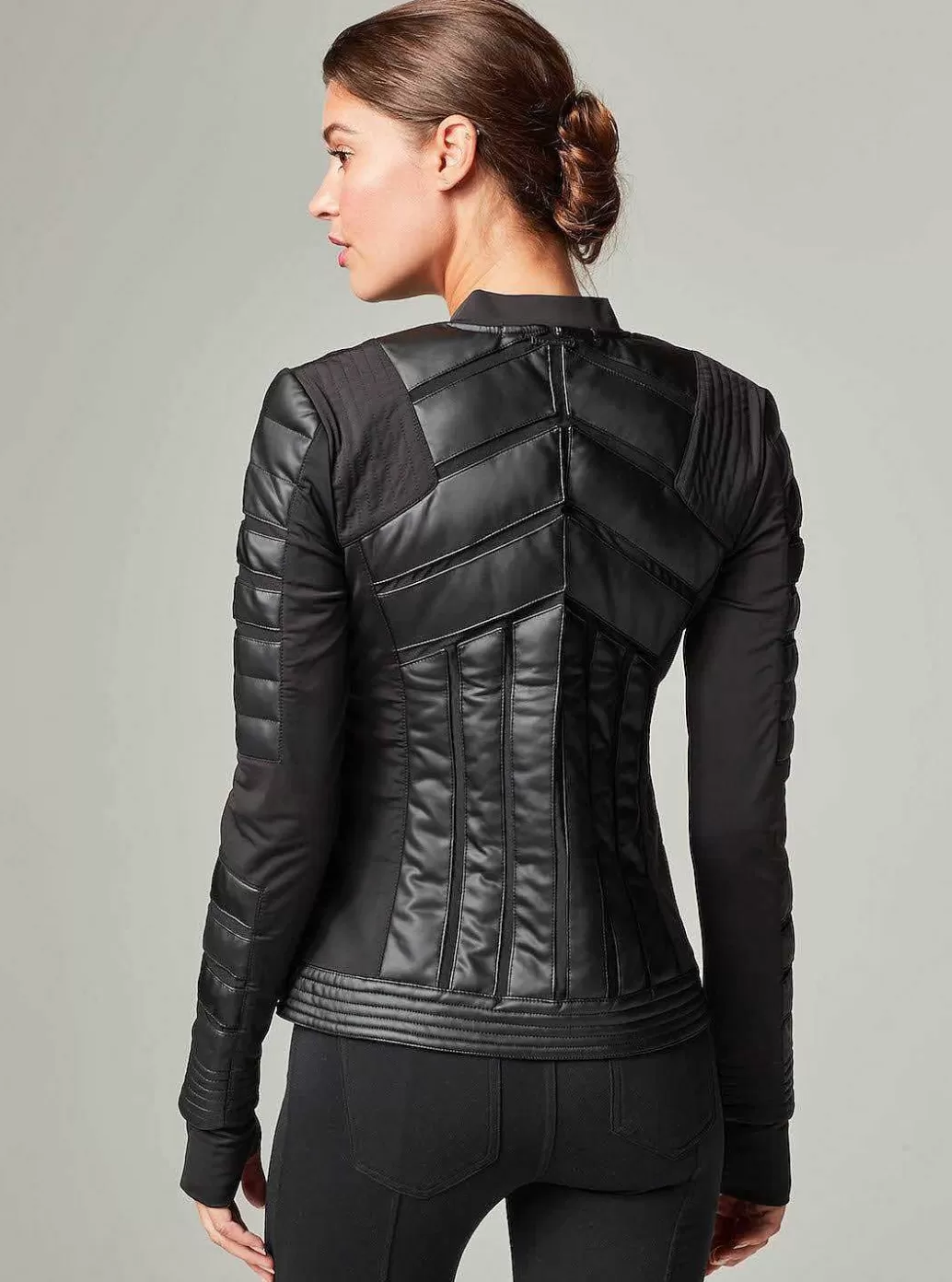 Blanc Noir Mesh-Inzetbommenwerper*Vrouwen Moto'S