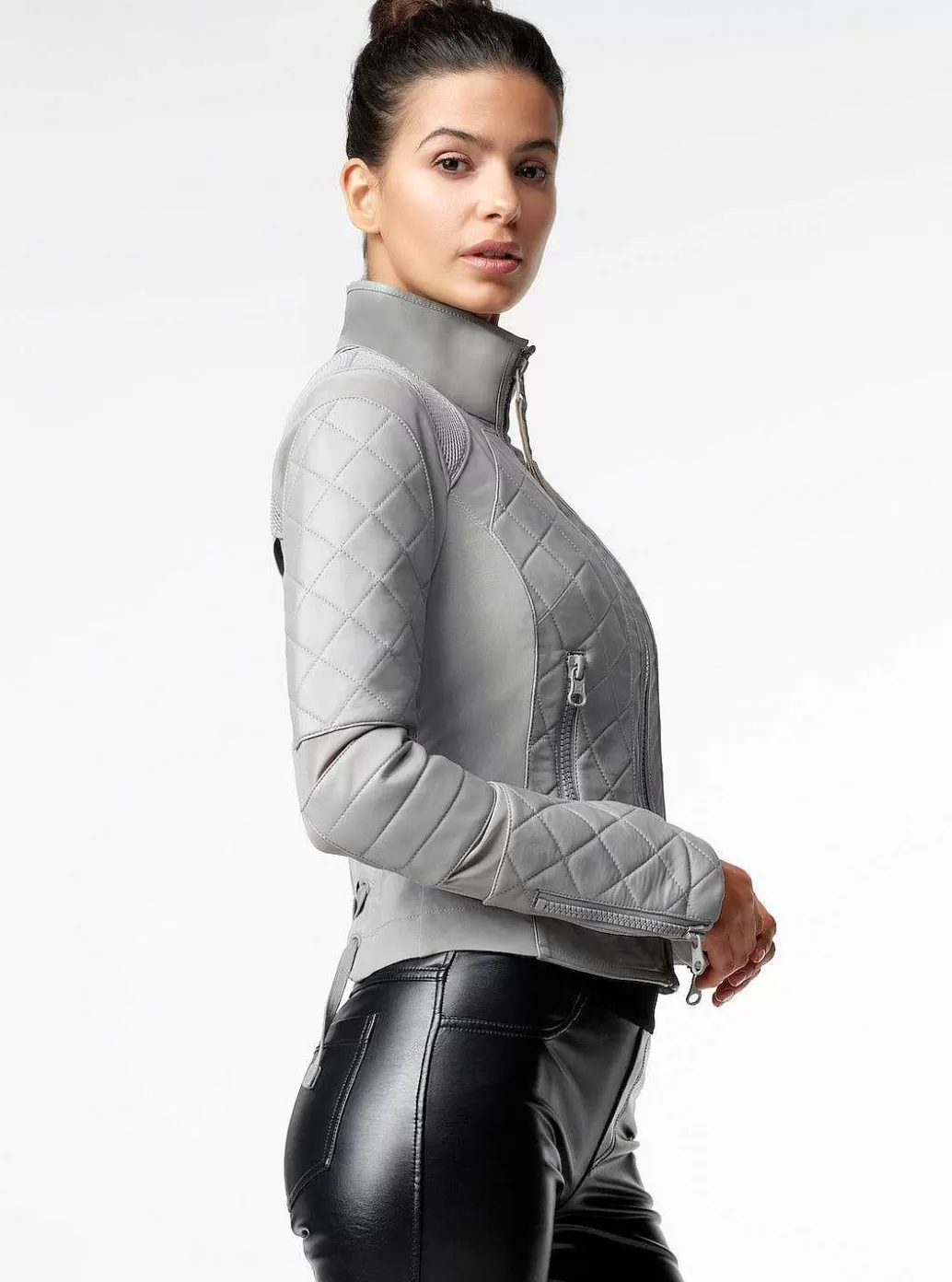 Blanc Noir Moto-Jas*Vrouwen Moto'S