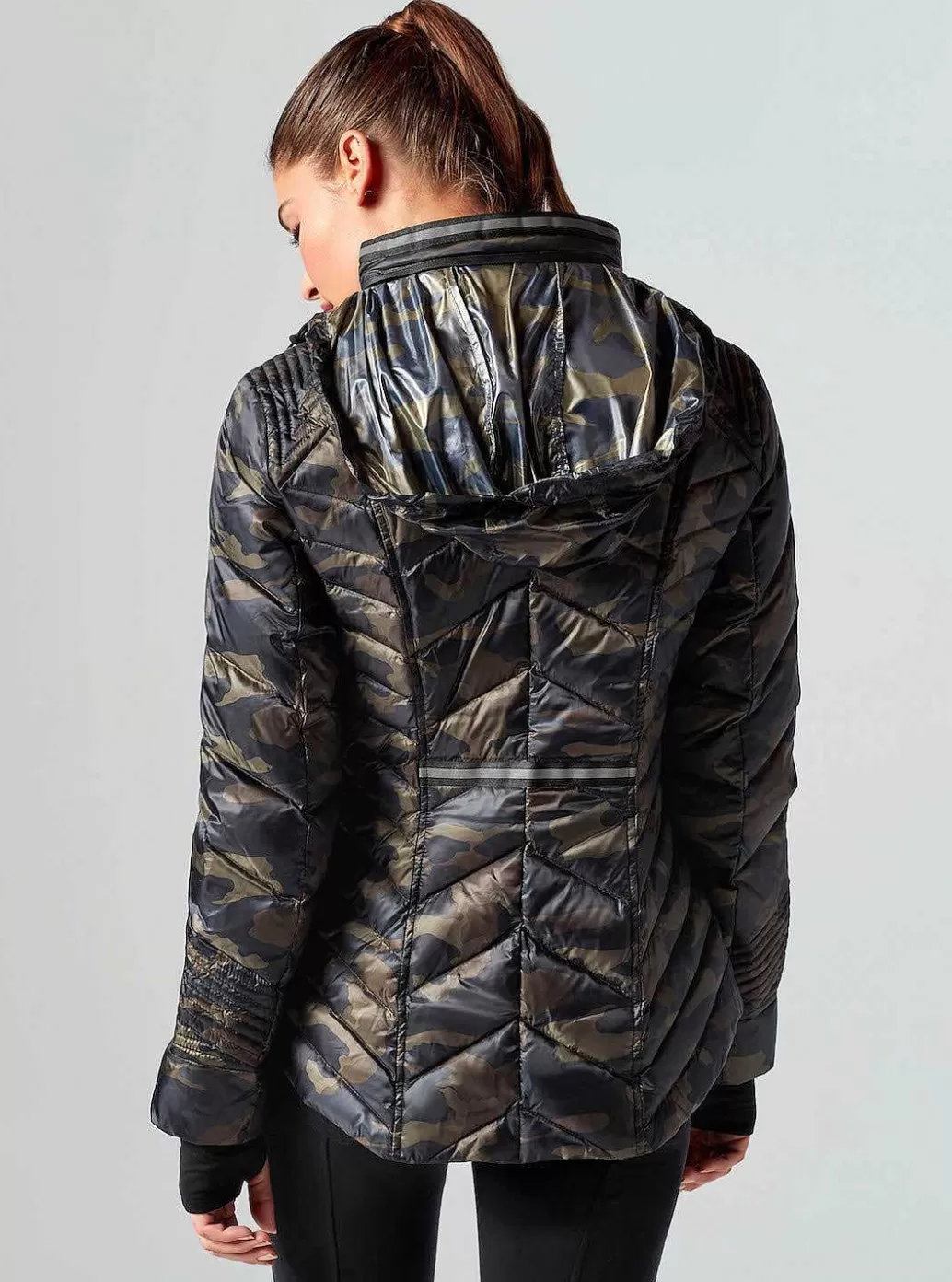 Blanc Noir Puffer Met Reflecterend Jack*Vrouwen Puffers En Jassen