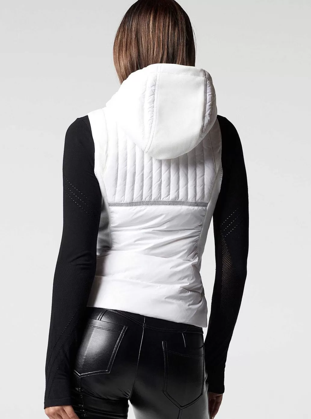 Blanc Noir Reflecterend Vest Met Verengewicht*Vrouwen Puffers En Jassen