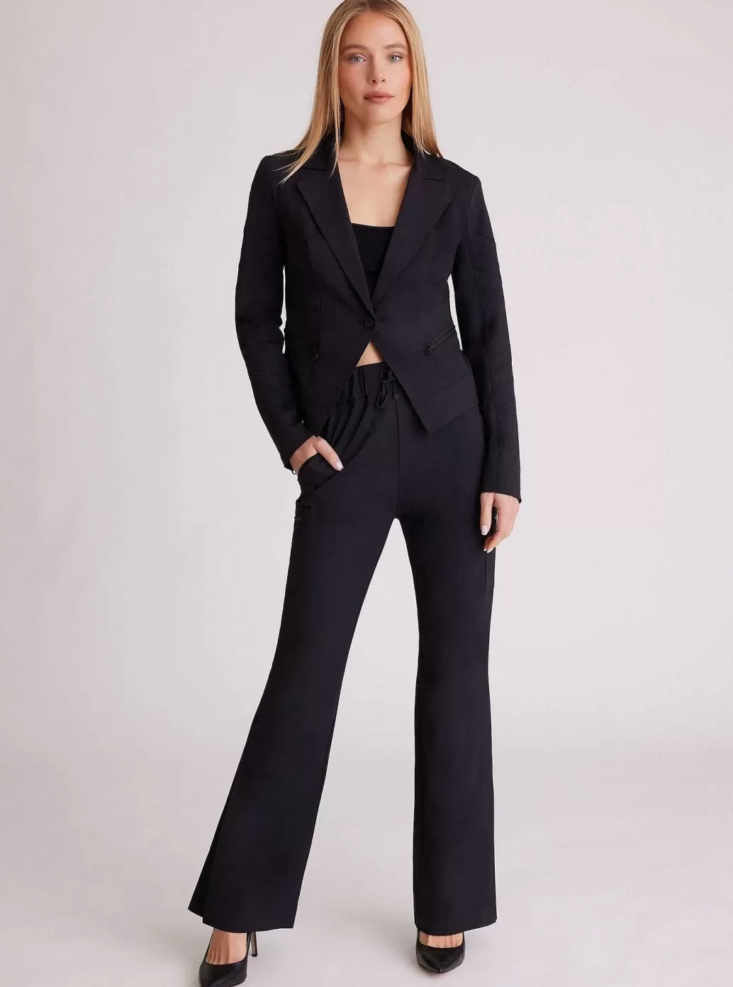 Blanc Noir Tektonische Blazer*Vrouwen Meesterbrein En Tektoniek