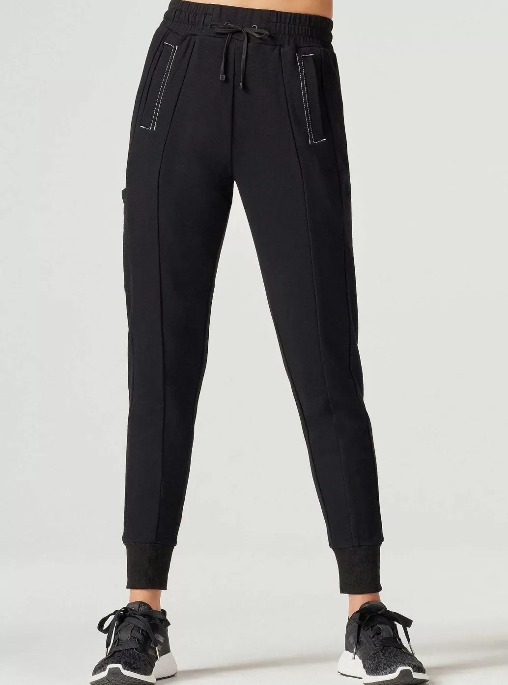 Blanc Noir Yolo Joggingbroek Met Contrasterende Stiksels*Vrouwen Bodems